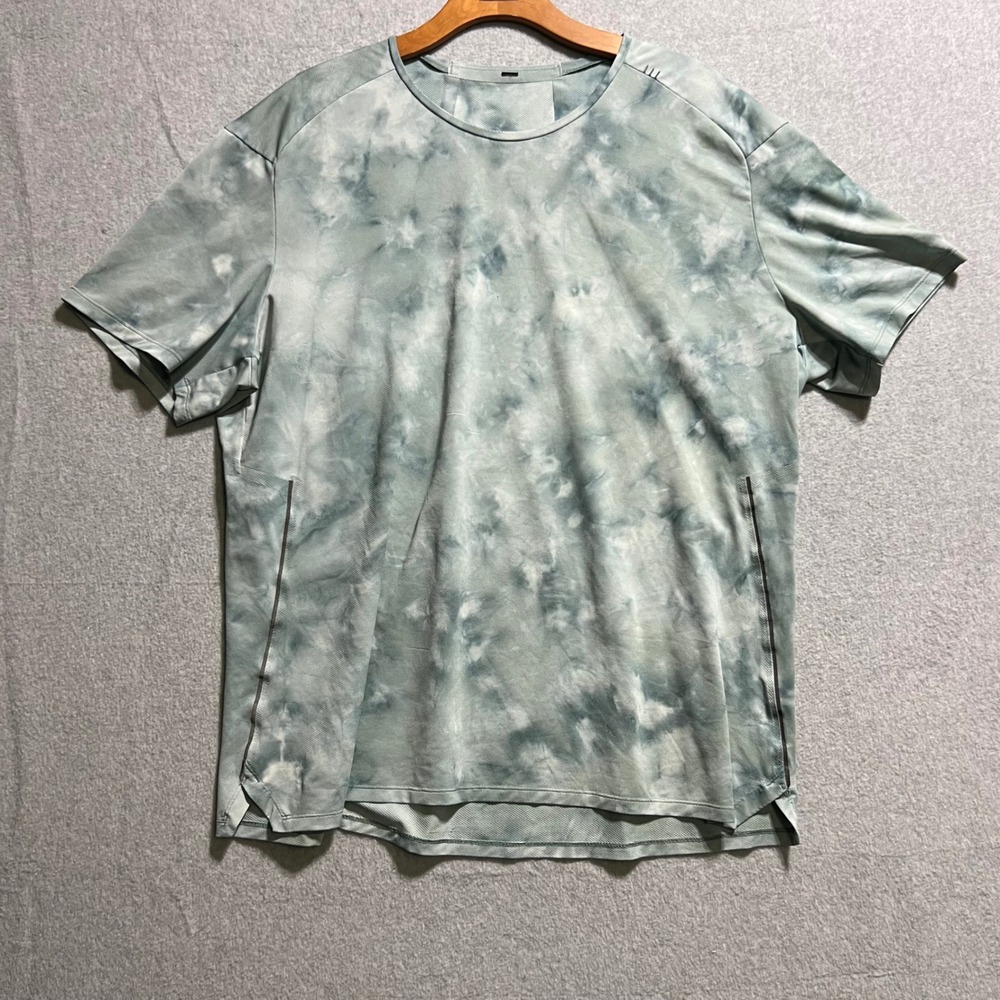 Lululemon Fast and Free Short Sleeve T-Shirt Tie Dye Mens Utility Gorpcore
